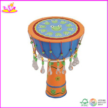 Sistema de tambor de madera de 2014 niños de la venta caliente, nuevo sistema de tambor de los niños de la moda, tambor de madera del bebé de la alta calidad fijó W07j007